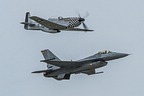 USAF Heritage Flight TF-51D & F-16