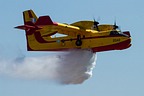 HAF CL-415 water bomber demo