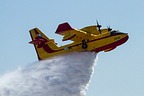 HAF CL-415 water bomber demo