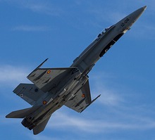 Spanish Air Force F-18 Hornet Demo