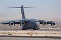 C-17A Globemaster III back on the Nellis runway