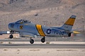 F-86 Sabre taking off again for the Heritage Flight