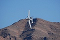 Dramatic shot of the A-10 Thunderbolt II turning