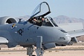 A-10 Thunderbolt II demo pilot waiving. Notice the sparkly GAU-8 muzzle