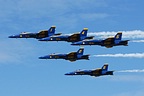 Blue Angels arrival and practise on Thursday