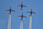 Patrouille Tranchant (Fouga Magister x4)