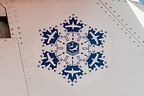 Snowbirds' snowflake artwork