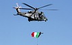 HH-139 flying the Italian flag