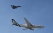 Alitalia with Typhoon escort