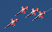 Patrouille Suisse fourship display