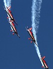 RJ Falcons formation display