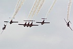 Canadian Snowbirds formation break