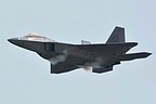 F-22 Raptor high-speed pass 