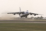 Volga-Depnr Antonov An-124 leaving Schnefeld