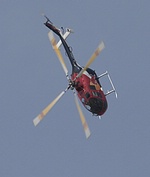 Red Bull BO-105 helicopter solo display