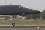 Close-up of the B-1B nose section