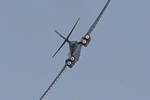 The B-1B with its four F-101-GE-102 engines in full afterburner