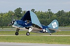 SB2C Helldiver returning from Legacy Flight