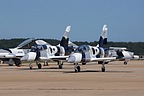 The Black Diamond Jet Team ready for display