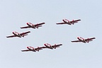 Team Iskra flypast