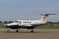 Beech King Air ZK451/K the Solo Display aircraft from No. 45 (Reserve) Squadron taxies in, another King Air from the unit was in the static line up.