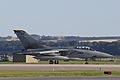 A wave from the Navigator of No. 111 Squadron Tornado F.3, ZE788/HV, after its unfortunately foreshortened participation in the Flying Display.