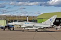 Typhoon FGR.4 ZJ946/EH shows its new 6 Squadron markings to effect in the late afternoon sunshine after taking part in the closing Sunset Ceremony.