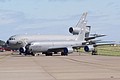 Boeing KC-135R 62-3576 of the 133rd. Air Refeulling Squadron, New Hampshire Air National Guard with KC-10A and B-52H beyond