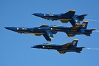 USN Blue Angels mirror formation