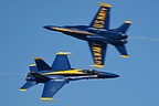 USN Blue Angels opposing solos