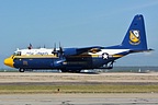 USN Blue Angels 'Fat Albert' finishing its run on Saturday