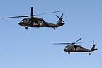 UH-60 Blackhawk formation Combined Arms demonstration