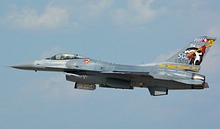 USAF F-16C Viper Demo take-off