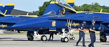 USN Blue Angels ground crew at work