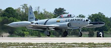 Greg Colyer takes off for a little teaser of his T-33 'Acemaker' display