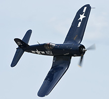 FG-1D Corsair turning in