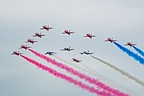 Red Arrows Anniversary Formation