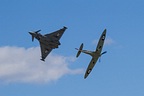 RAF Typhoon & Spitfire Synchro Pair