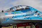 Ukrainian Air Force Su-27UB1M close-up