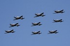 RNZAF T-6 Texan II mass formation