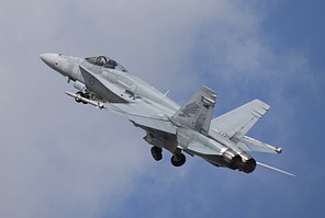 RAAF F/A-18 Hornet solo display