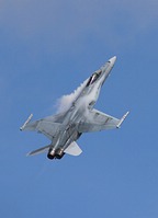 RAAF F/A-18 Hornet solo display