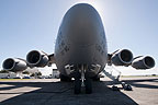 Easily the largest aircraft in the exercise, the C-17.