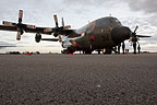 RSAF KC-130H on the Ohakea platform