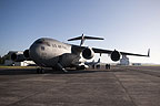 USAF C-17 Globemaster III at Whenuapai