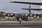 RSAF KC-130H warming up for the sortie