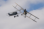 Fokker D.VII and Bristol F.2B mock dogfight