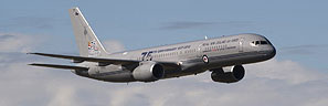 RNZAF Boeing 757-200 display