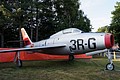 Republic F-84F Thunderstreak FU-177/3R-G (53-6888) gate guard on Leopoldburg-Beverlo airfield