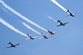 Aerostars Yak-50 team with Breitling Sukhoi 26